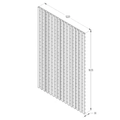 Pine Trellis Panel, Pack Of 5 (W)122cm X (H)183cm -Garden Care Shop pine trellis panel pack of 5 w 122cm x h 183cm5013053173442 18bq