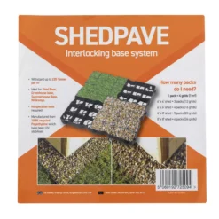 Plastic Interlocking Shed Base (W) 49cm X (L) 49cm , Pack Of 4 -Garden Care Shop plastic interlocking shed base w 49cm x l 49cm pack of 45060192725094 01t bq