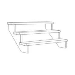 Richard Burbidge Redwood Deck Step (W)1066mm (T)40mm, Set Of 5 -Garden Care Shop richard burbidge redwood deck step w 1066mm t 40mm set of 55000473080351 01t BQ