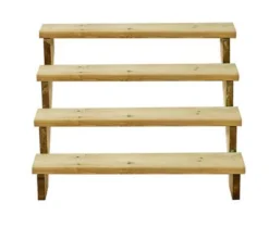 Garden Care Shop 12 Richard Burbidge Redwood Deck Step (W)1066mm (T)40mm, Set Of 6