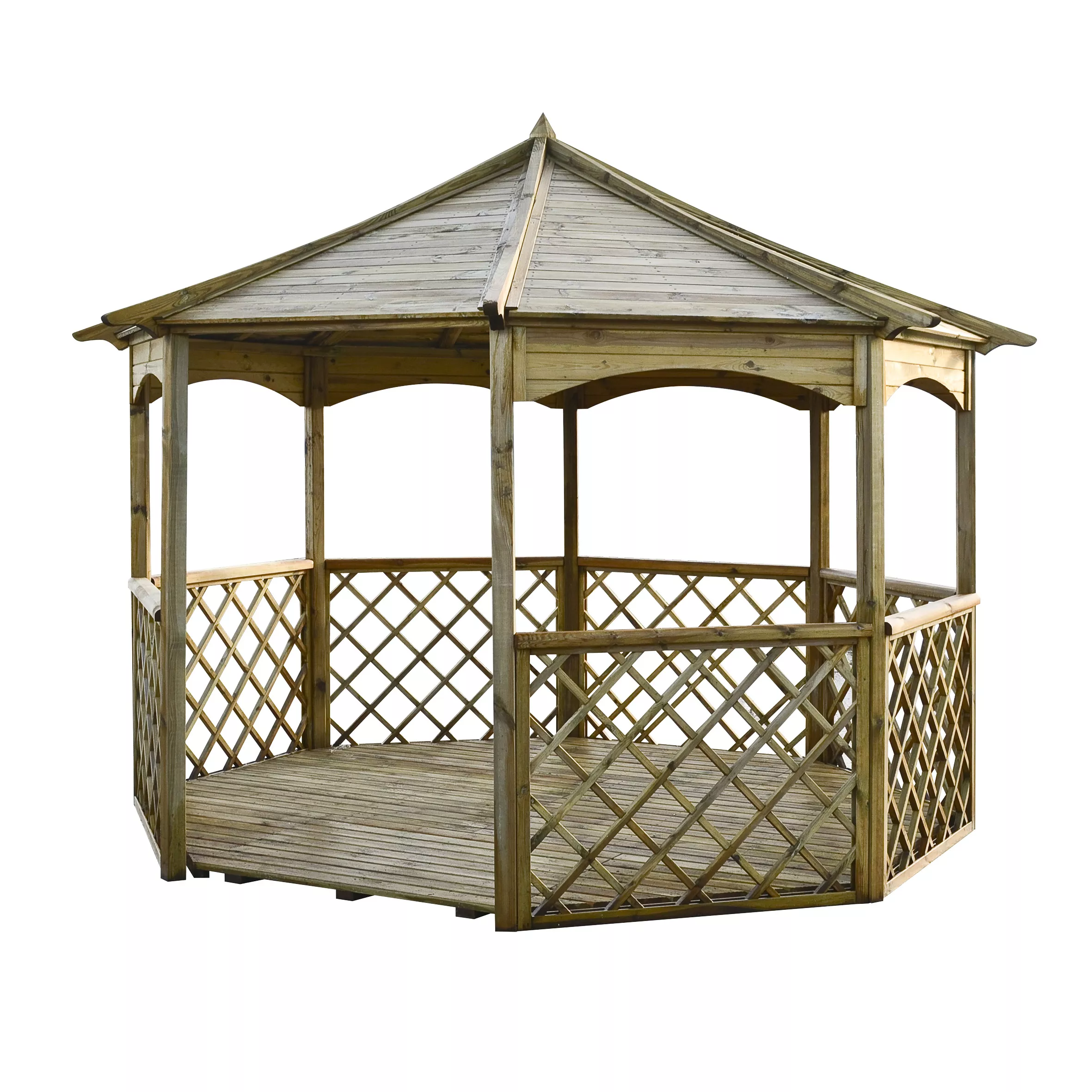 Rowlinson Octagonal Gazebo, (W)3.57m (D)3.57m - Assembly Service Included 2 Rowlinson Octagonal Gazebo, (W)3.57m (D)3.57m - Assembly Service Included - Image 2