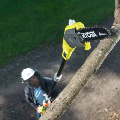 Ryobi ONE+ 18V Cordless Pole Saw RPP182020 -Garden Care Shop ryobi one 18v cordless pole saw rpp1820204892210216922 01i bq