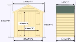 Shire 6x4 Ft Apex Overlap Shed With Floor 9 Shire 6x4 Ft Apex Overlap Shed With Floor -Garden Care Shop shire 6x4 ft apex overlap shed with floor5019804465446 19bq