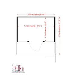 Shire 6x6 Stork Whitewood Pine Playhouse Assembly Service Included -Garden Care Shop shire 6x6 stork whitewood pine playhouse assembly service included5019804111763 02t