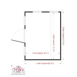 Shire 8x6 Cottage Whitewood Pine Playhouse Assembly Required -Garden Care Shop shire 8x6 cottage whitewood pine playhouse assembly required5019804111817 03t