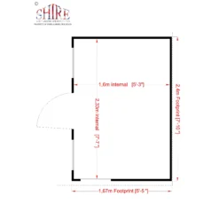 Shire 8x6 Loft Whitewood Pine Playhouse Assembly Required -Garden Care Shop shire 8x6 loft whitewood pine playhouse assembly required5019804111770 02t