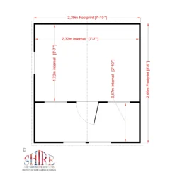 Shire 8x9 Lodge Whitewood Pine Playhouse Assembly Service Included -Garden Care Shop shire 8x9 lodge whitewood pine playhouse assembly service included5019804111848 02t