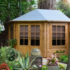 Shire Belvoir 10x10 Glass Apex Tongue & Groove Wooden Cabin - Base Not Included 16 Shire Belvoir 10x10 Glass Apex Tongue & Groove Wooden Cabin - Base Not Included -Garden Care Shop shire belvoir 10x10 glass apex tongue groove wooden cabin base not included5019804252398 05i bq