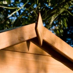 Shire Blenheim 10x8 Glass Bi-fold Door Apex Shiplap Wooden Summer House - Base Not Included -Garden Care Shop shire blenheim 10x8 glass bi fold door apex shiplap wooden summer house base not included5019804225491 10i