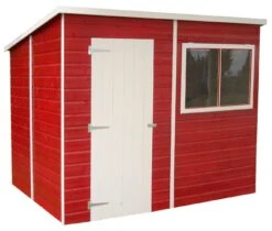 Shire Caldey 8x6 Ft Pent Shiplap Wooden Shed With Floor - Assembly Service Included