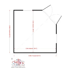 Shire Hampton 10x10 Toughened Glass Pent Shiplap Wooden Summer House - Base Not Included -Garden Care Shop shire hampton 10x10 toughened glass pent shiplap wooden summer house base not included5019804111152 02t