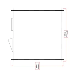 Shire Hartley 10x10 Apex Tongue & Groove Wooden Cabin (Base Included) 18 Shire Hartley 10x10 Apex Tongue & Groove Wooden Cabin (Base Included) -Garden Care Shop shire hartley 10x10 apex tongue groove wooden cabin base included 5019804198863 02t