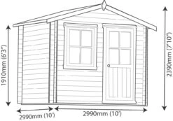 Shire Hartley 8x8 Apex Tongue & Groove Wooden Cabin 19 Shire Hartley 8x8 Apex Tongue & Groove Wooden Cabin -Garden Care Shop shire hartley 8x8 apex tongue groove wooden cabin5019804812196 03t