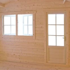 Shire Kinver 12x12 Glass Apex Tongue & Groove Wooden Cabin - Base Not Included -Garden Care Shop shire kinver 12x12 glass apex tongue groove wooden cabin base not included5019804112173 37c