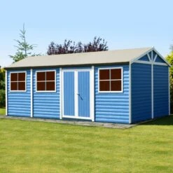 Shire Mammoth 20x10 Glass Apex Wooden Workshop - Base Not Included -Garden Care Shop shire mammoth 20x10 glass apex wooden workshop base not included5019804203130 01i bq