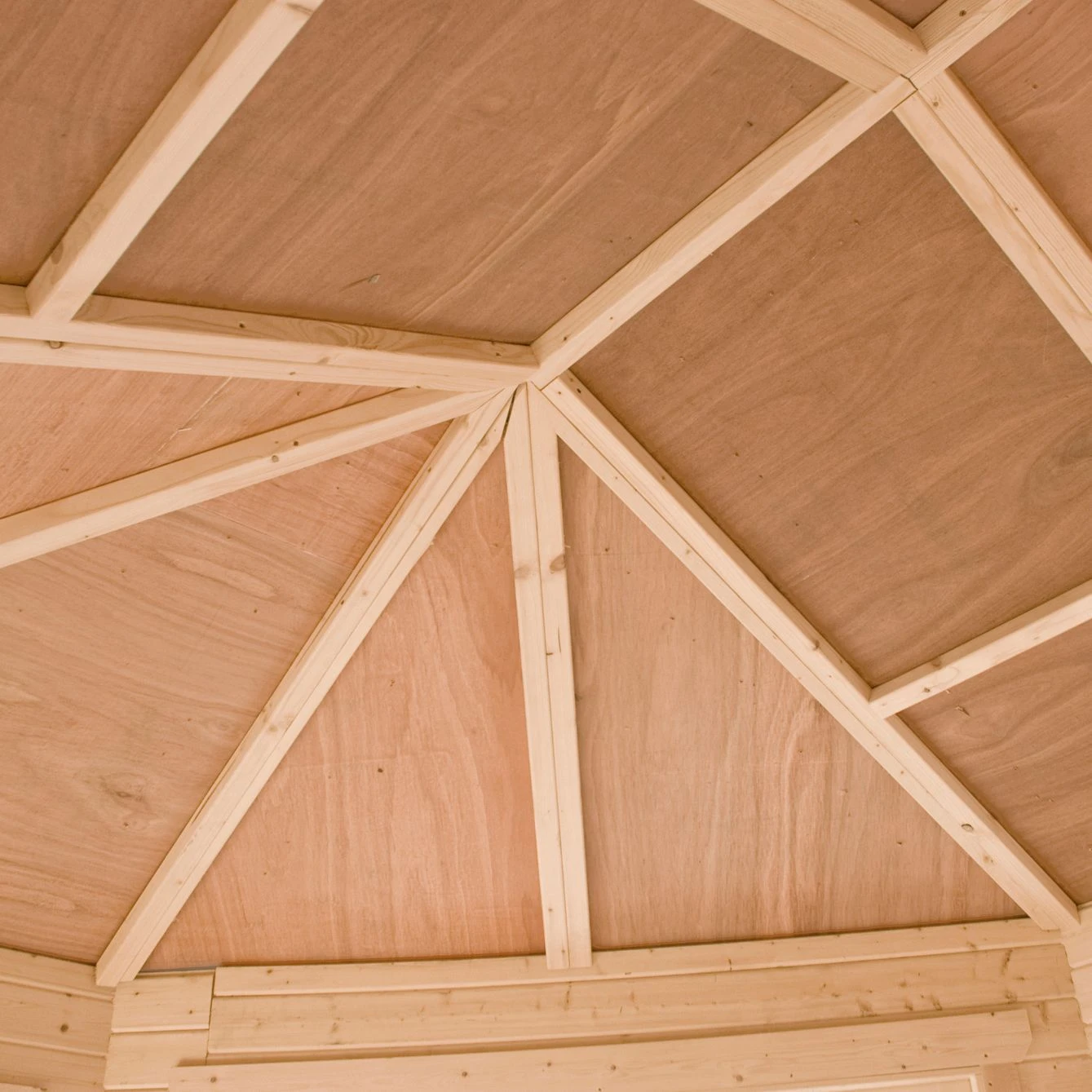 Shire Rowney 14x10 Glass Apex Tongue & Groove Wooden Cabin - Base Not Included 3 Shire Rowney 14x10 Glass Apex Tongue & Groove Wooden Cabin - Base Not Included - Image 3