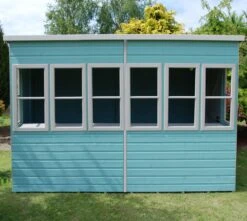 Shire Sun 10x6 Glass Pent Shiplap Wooden Summer House - Base Not Included -Garden Care Shop shire sun 10x6 glass pent shiplap wooden summer house base not included5019804112050 02i