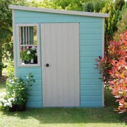Shire Sun 8x6 Glass Pent Shiplap Wooden Summer House - Base Not Included -Garden Care Shop shire sun 8x6 glass pent shiplap wooden summer house base not included5019804112012 03i bq