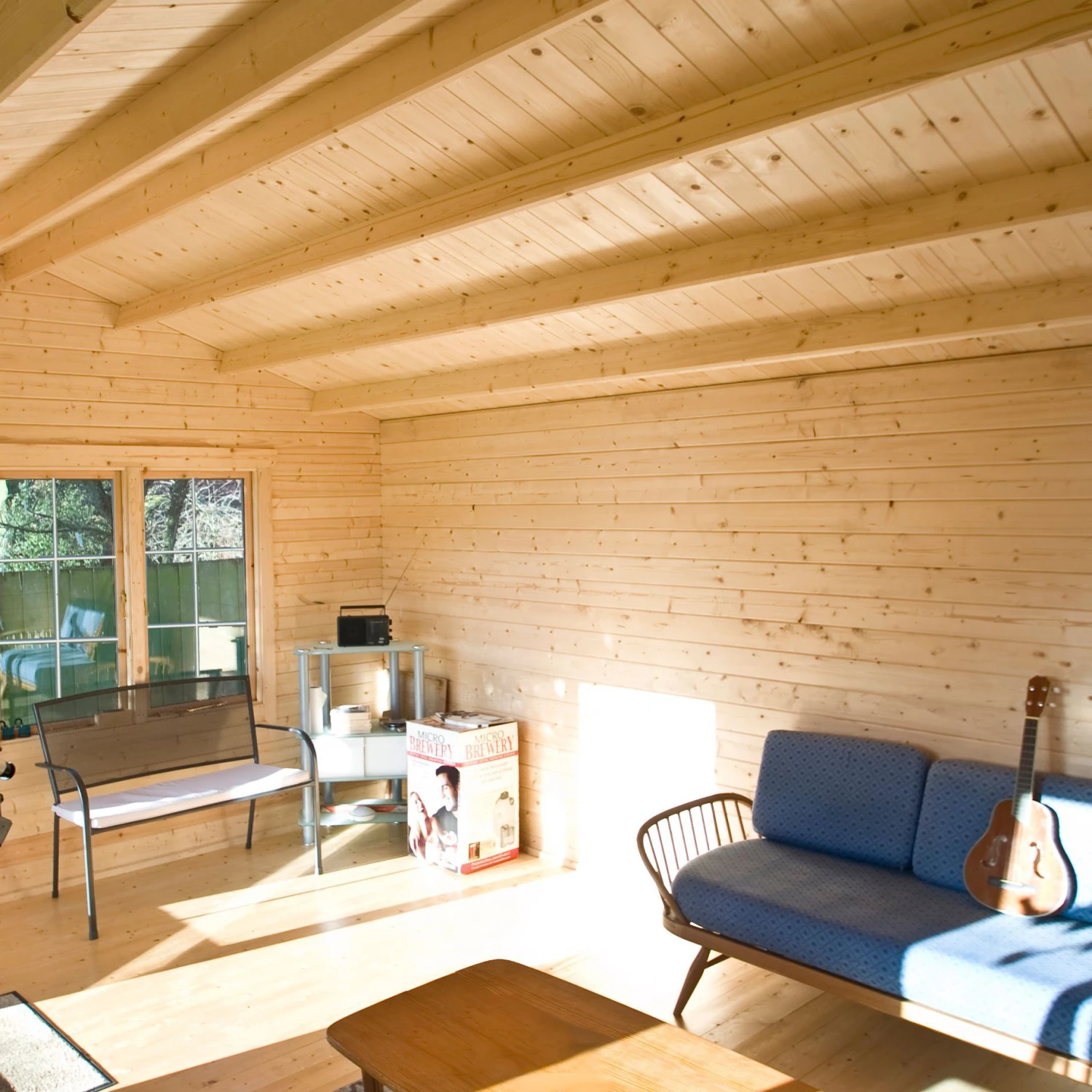 Shire Twyford 14x17 Glass Apex Tongue & Groove Wooden Cabin - Base Not Included 7 Shire Twyford 14x17 Glass Apex Tongue & Groove Wooden Cabin - Base Not Included - Image 7