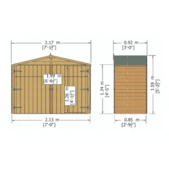 Shire Wooden Apex Bike Store 7 Shire Wooden Apex Bike Store -Garden Care Shop shire wooden apex bike store5060490130361 02t bq