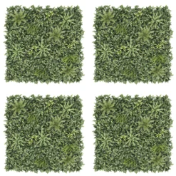 Vertical Square Artificial Plant Wall, (H)1m (W)1m 9 Vertical Square Artificial Plant Wall, (H)1m (W)1m -Garden Care Shop vertical square artificial plant wall h 1m w 1m5059340671932 37c