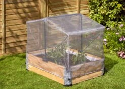 Verve Kitchen Garden Grey Polyphenylene Ether (PPE) & Steel Easy Access Grow Cover, (L)0.8m (W)0.6m -Garden Care Shop verve kitchen garden grey polyphenylene ether ppe steel easy access grow cover l 0 8m w 0 6m3663602760245 03bq