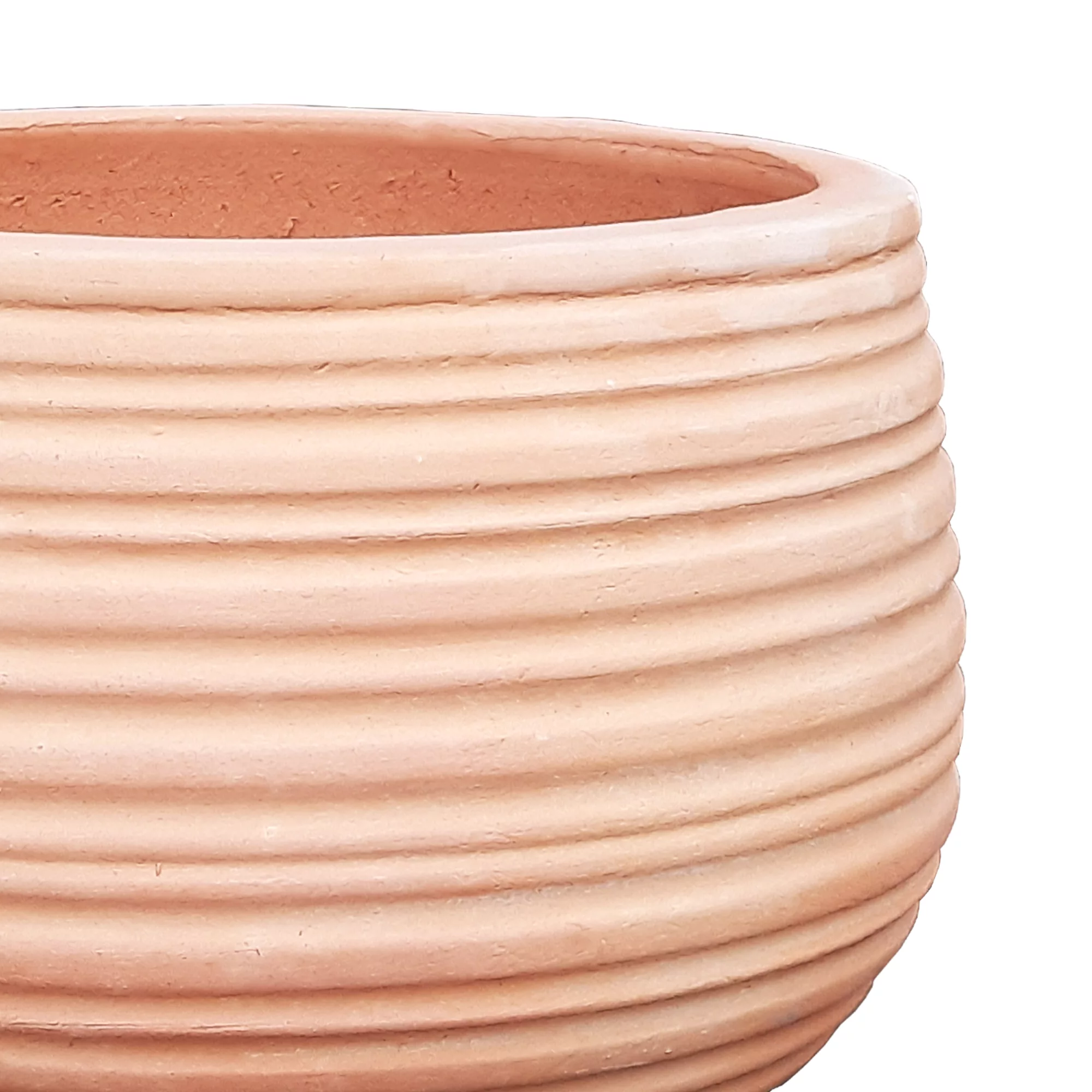 Verve Łyna Natural Terracotta Circular Plant Pot (Dia)36cm 2 Verve Łyna Natural Terracotta Circular Plant Pot (Dia)36cm - Image 2