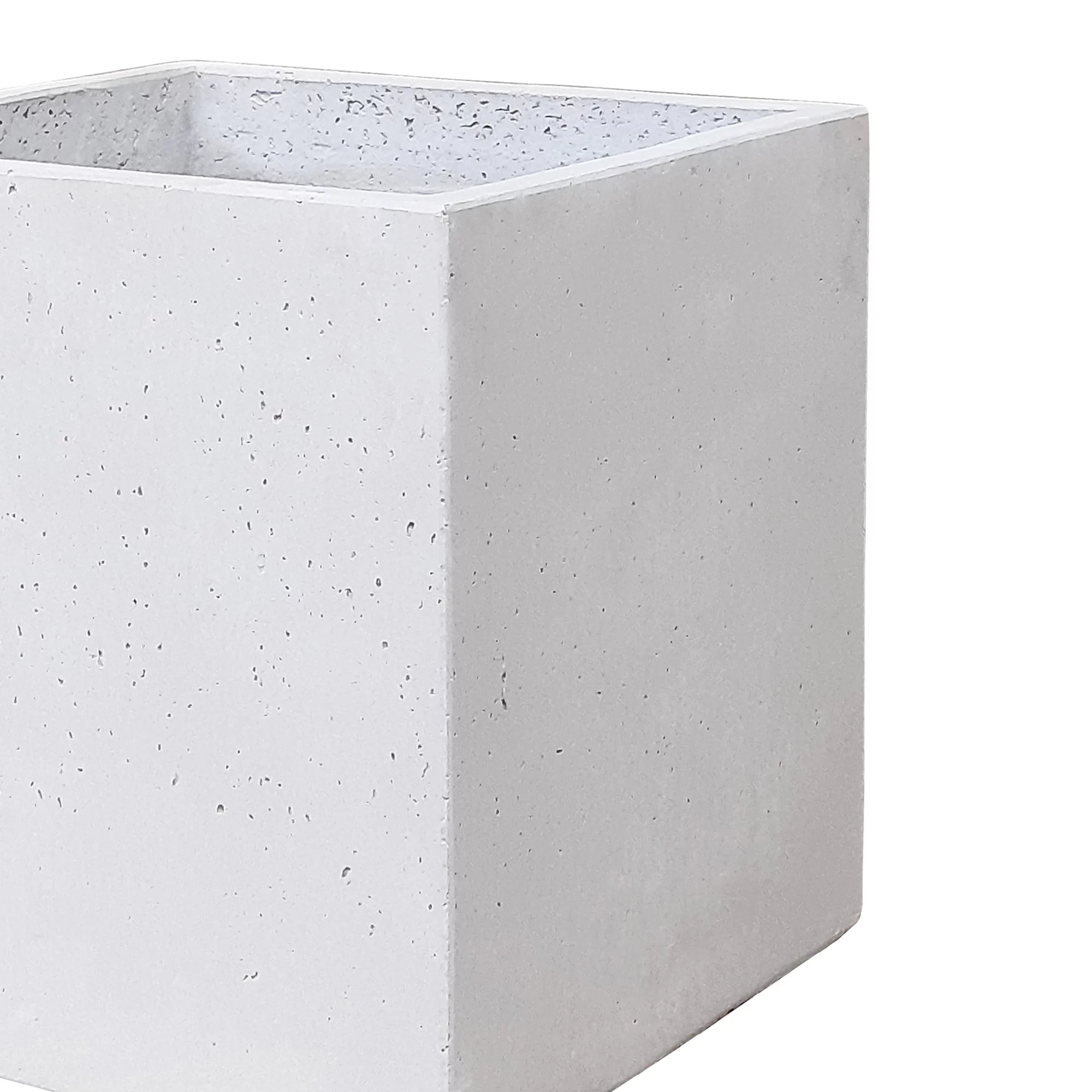 Verve Nore Light Grey Square Trough (H) 48cm X (W) 48cm 2 Verve Nore Light Grey Square Trough (H) 48cm X (W) 48cm - Image 2