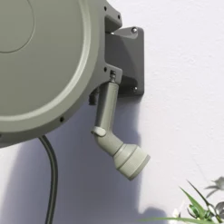 Verve Wall-mounted Auto Hose Reel Set (L)25m -Garden Care Shop verve wall mounted auto hose reel set l 25m5059340250960 02i