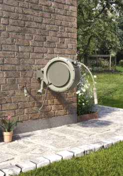 Verve Wall-mounted Auto Hose Reel Set (L)25m -Garden Care Shop verve wall mounted auto hose reel set l 25m5059340250960 08i