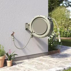 Verve Wall-mounted Auto Hose Reel Set (L)35m -Garden Care Shop verve wall mounted auto hose reel set l 35m5059340250977 01i