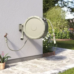 Verve Wall-mounted Auto Hose Reel Set (L)35m -Garden Care Shop verve wall mounted auto hose reel set l 35m5059340250977 04i
