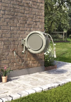 Verve Wall-mounted Auto Hose Reel Set (L)35m -Garden Care Shop verve wall mounted auto hose reel set l 35m5059340250977 08i