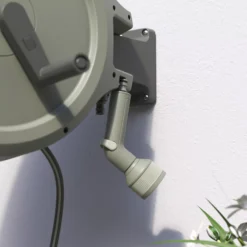 Verve Wall-mounted Manual Hose Reel Set (L)25m -Garden Care Shop verve wall mounted manual hose reel set l 25m5059340250991 02i