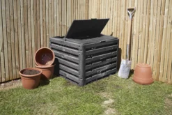 Verve Wood Effect Composter 400L -Garden Care Shop verve wood effect composter 400l5063022039118 03i