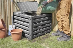 Verve Wood Effect Composter 400L -Garden Care Shop verve wood effect composter 400l5063022039118 07i